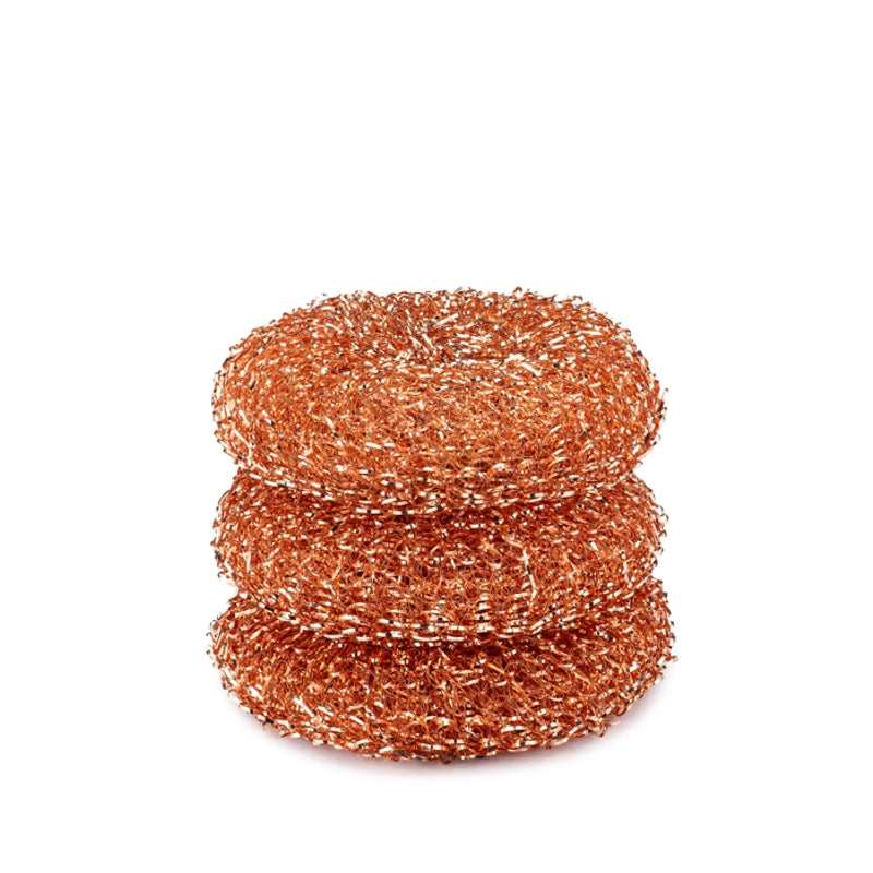 Full Circle Lucky Scrubber Antimicrobial Copper Scrubbers, 3-Pack