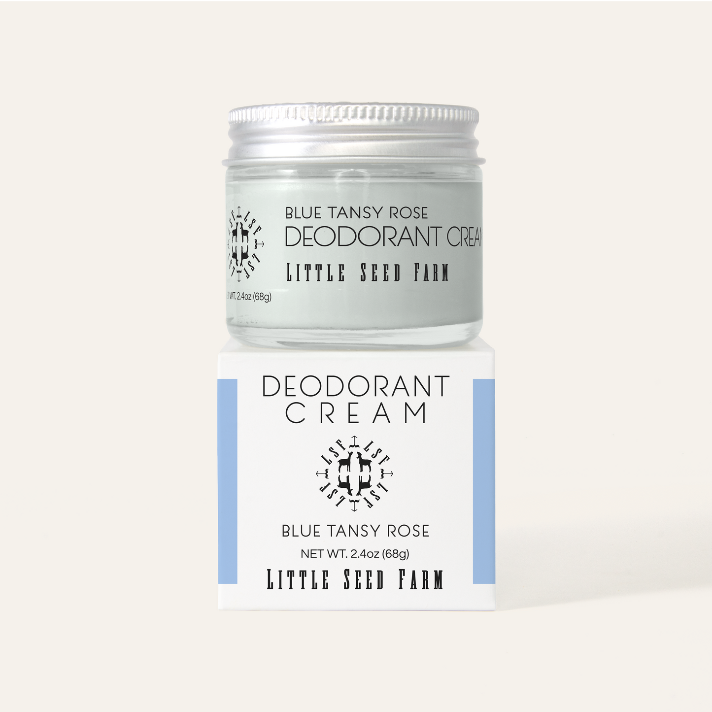 Little Seed Farm Blue Tansy Rose Deodorant Cream, 2.4 oz