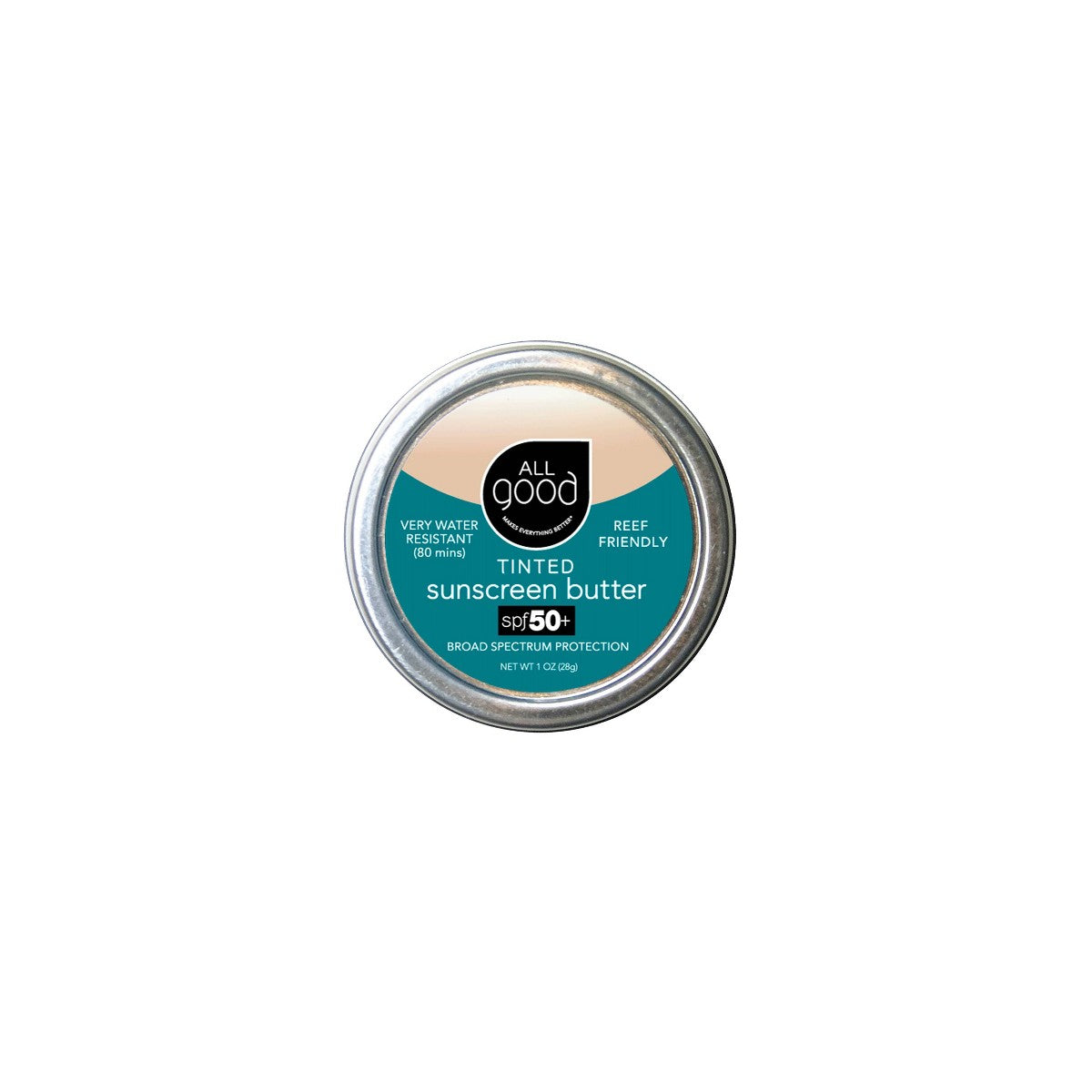 All Good SPF 50+ Tinted Mineral Sunscreen Butter