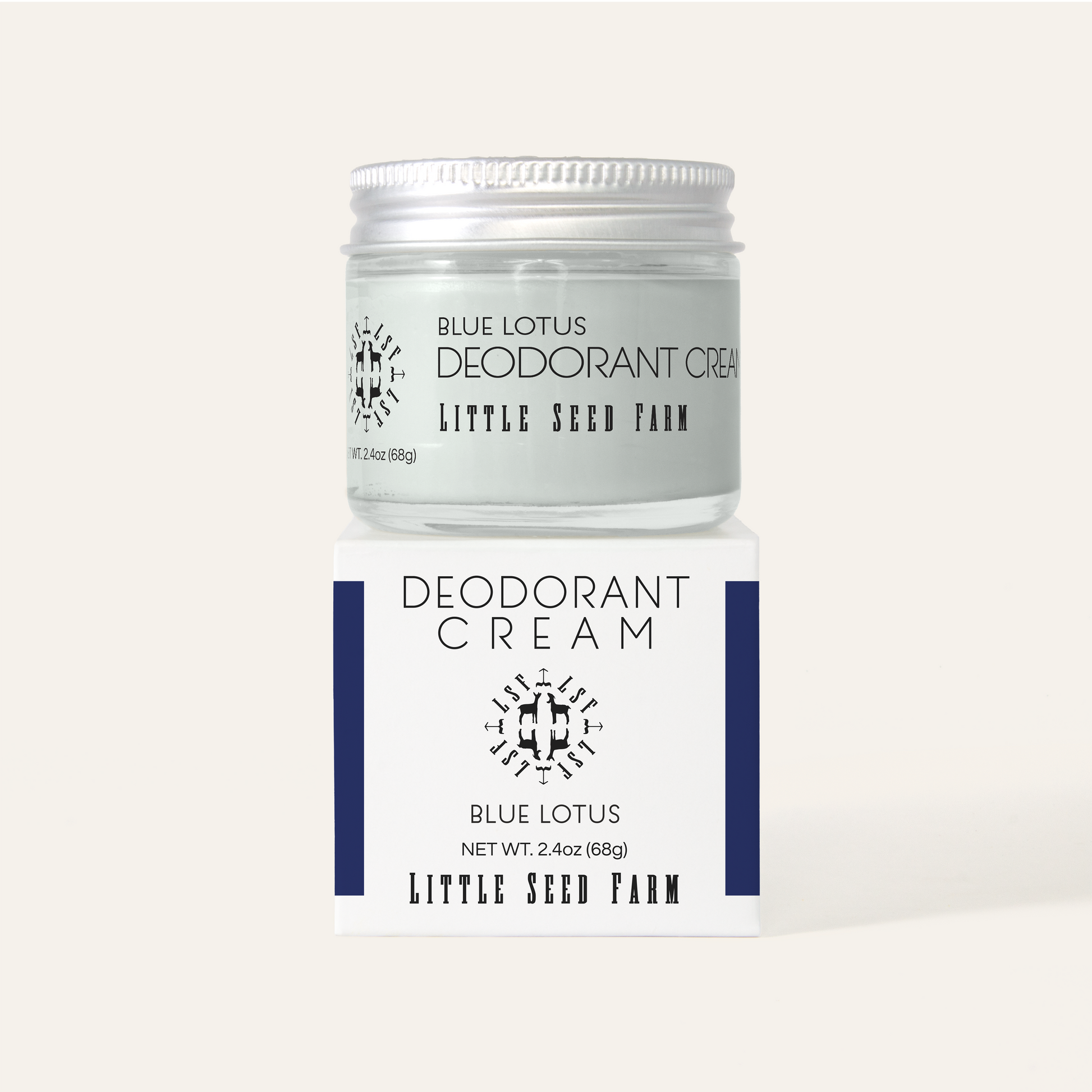 Little Seed Farm Blue Lotus Deodorant Cream, 2.4 oz