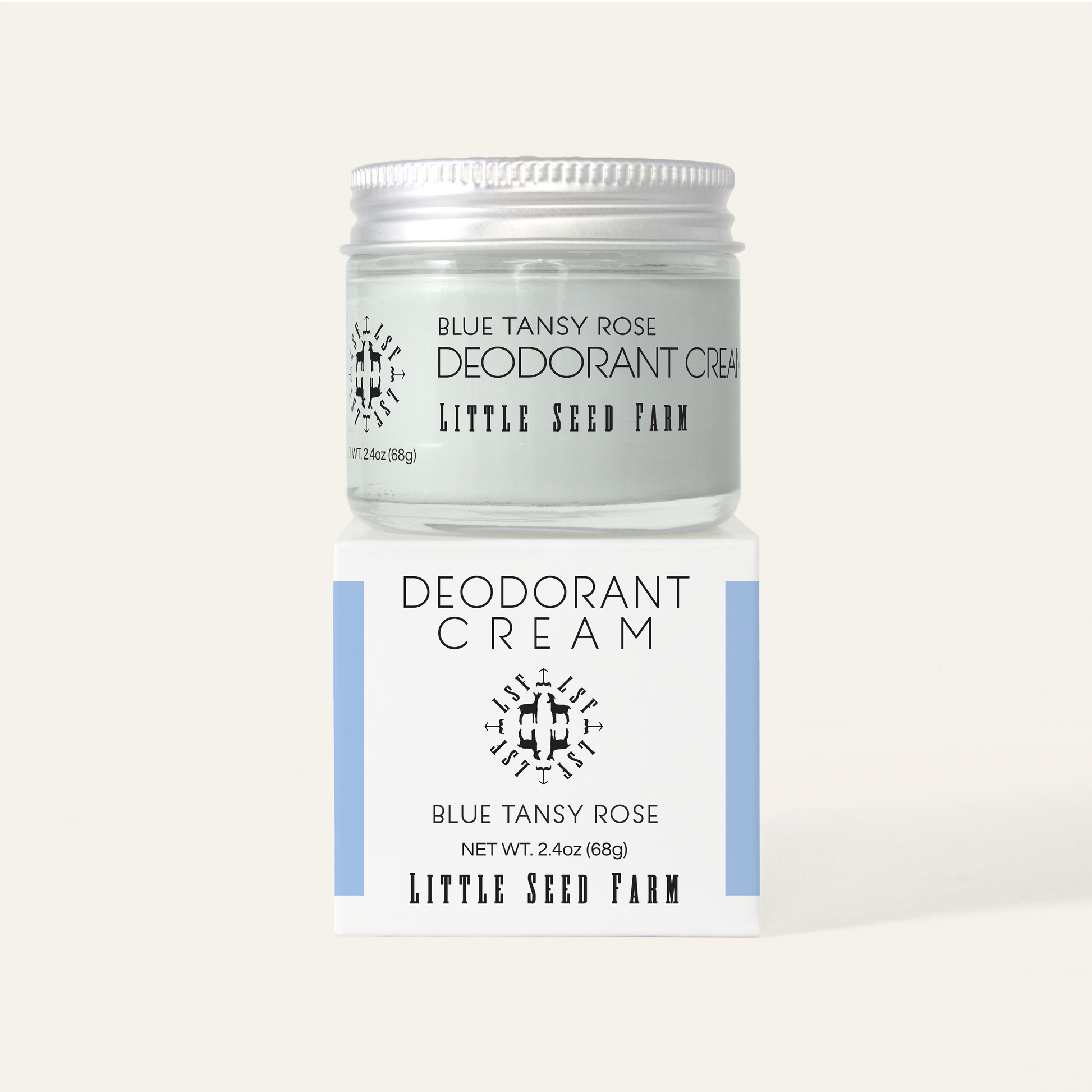 Little Seed Farm Blue Tansy Rose Deodorant Cream, 2.4 oz