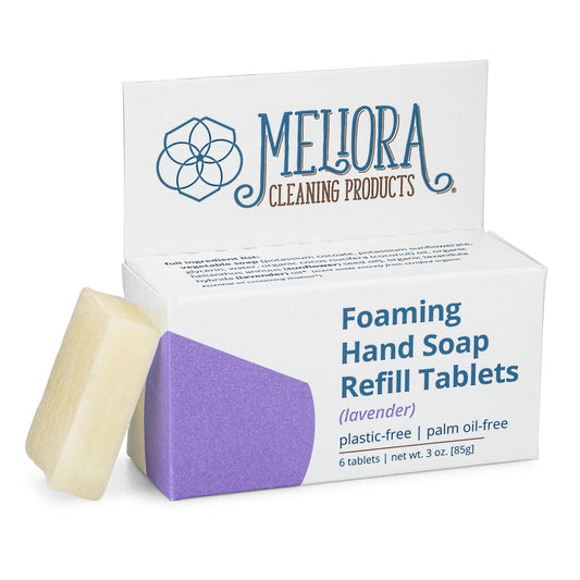 Meliora Foaming Hand Soap Refill Tablets, Lavender