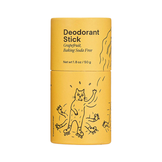 Meow Meow Tweet Grapefruit Baking Soda-Free Deodorant Stick, 1.8 oz