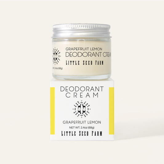 Little Seed Farm Grapefruit Lemon Deodorant Cream, 2.4 oz