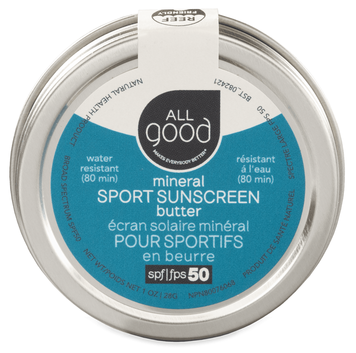 All Good SPF 50+ Mineral Sunscreen Butter