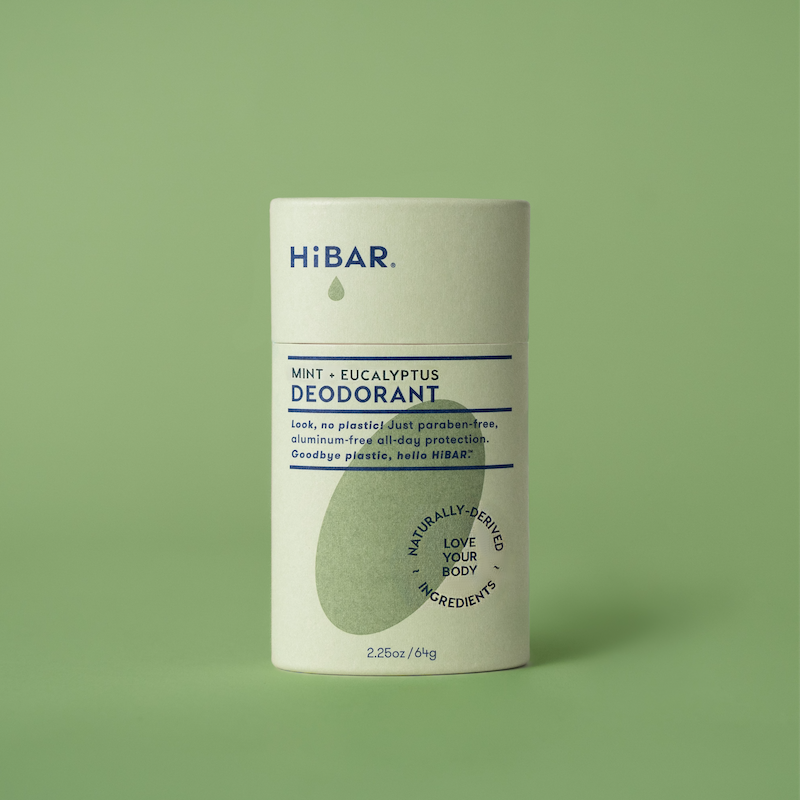 HiBAR Eucalyptus + Mint Plastic-Free Deodorant, 2.25 oz
