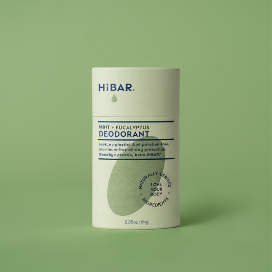 HiBAR Eucalyptus + Mint Plastic-Free Deodorant, 2.25 oz